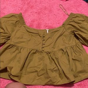Babydoll free people blouse